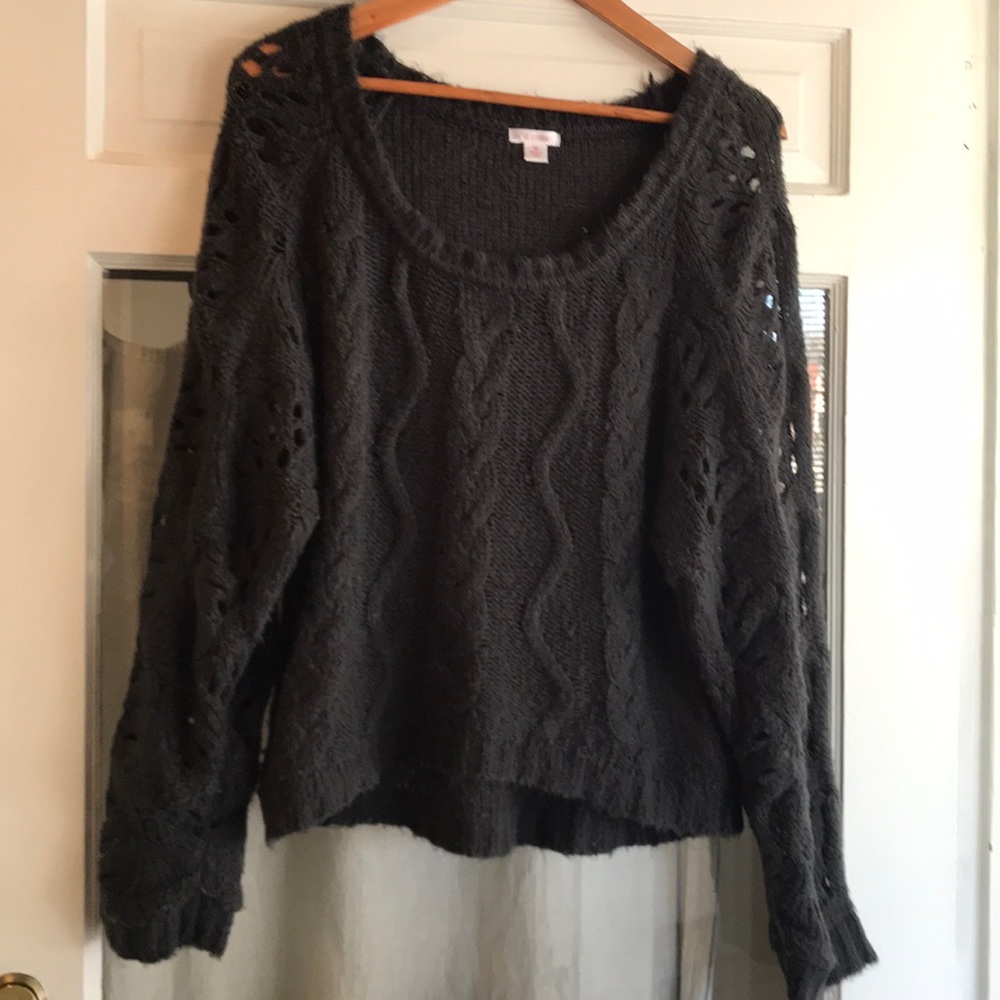 Open stich sweater